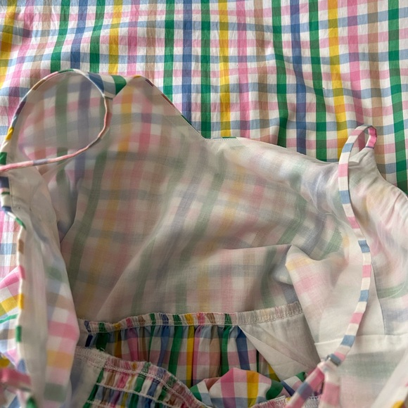 NWT J Crew Factory checked maxi sundress. Size 6. Smocked back, feminine colors - Picture 16 of 16